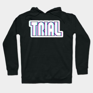 trialbike glitch effect - bike TRIAL sports Hoodie